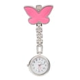 thumbnail image 1 of Enfermera Relojes Gráficos de pared Reloj Mariposa Bolsillo Fob Relojes Blanco Rosado Sunnimix Enfermera reloj de bolsillo, 1 of 8