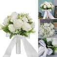 thumbnail image 2 of Ramos de novia Ramo de dama de honor Arreglos florales Ramo de flores de dama de honor Blanco, 2 of 9