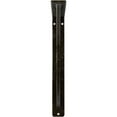 thumbnail image 3 of Ekena Millwork 1 1/2"W x 7 1/2"D x 10"H Miller Wrought Iron Bracket, (Single center brace), Antiqued Warm Silver, 3 of 9