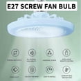 thumbnail image 4 of Ceiling Fan With Lights Enclosed Low Fan Light Ceiling Light With Fan Hidden Electric Fan Delier With Remote Control, 4 of 5