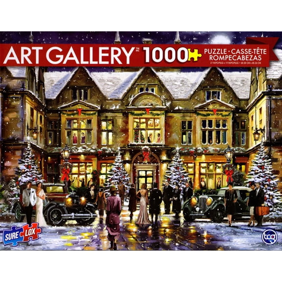 Winter Mansion 1000 Piece Puzzle