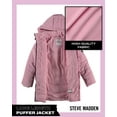 thumbnail image 3 of Steve Madden Girls Puffer Jacket - Insulated Long Length Parka Quilted Winter Jacket for Girls (Size: 4-16), 3 of 7