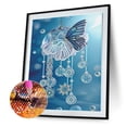 thumbnail image 2 of Diamond Painting 5D DIY Parcial Forma especial Taladro Mariposa Wind Chime (LY005) FLhrweasw Nuevo, 2 of 9