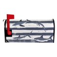 thumbnail image 2 of Yayeee Mailbox Cover Magnetic Standard Size Post Box Cover Wrap Decor, Light Sharks, 2 of 9