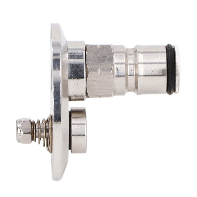 Adaptador De Poste De Bloqueo De Gas De 1,5 Pulgadas, Tapa De Conversión De Poste De Bloqueo De Bola Resistente A Prueba De Herrumbre Para Elaboración De Cerveza
