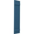 thumbnail image 3 of Ekena Millwork 10 1/2"W x 67"H Americraft Three Board (2 Batten) Exterior Real Wood Joined Board-n-Batten Shutters (Per Pair), Sojourn Blue, 3 of 10