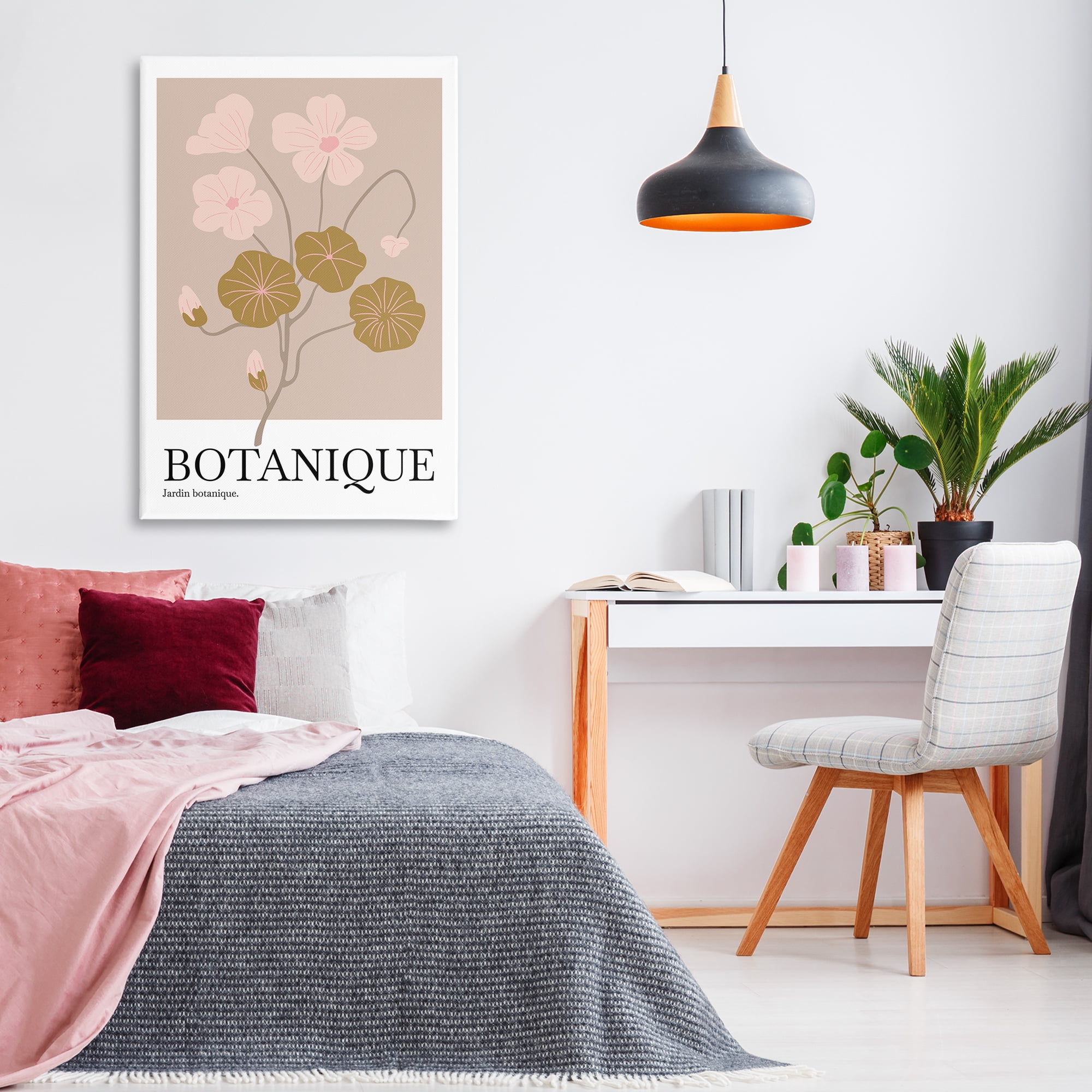 Stupell Industries Botanique Modern Sprouts Plants & Flowers Painting Wrapped Canvas Art Print Wall Art, 30 x 45