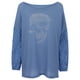 thumbnail image 4 of Pntutb Moda Mujer Camiseta de manga larga Verano Impresión Blusa suelta tops Pntutb Pntutb-3597, 4 of 9