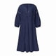 thumbnail image 4 of Women Solid Color Sundress Midi Summer Dress V Neck Dresses, 4 of 4