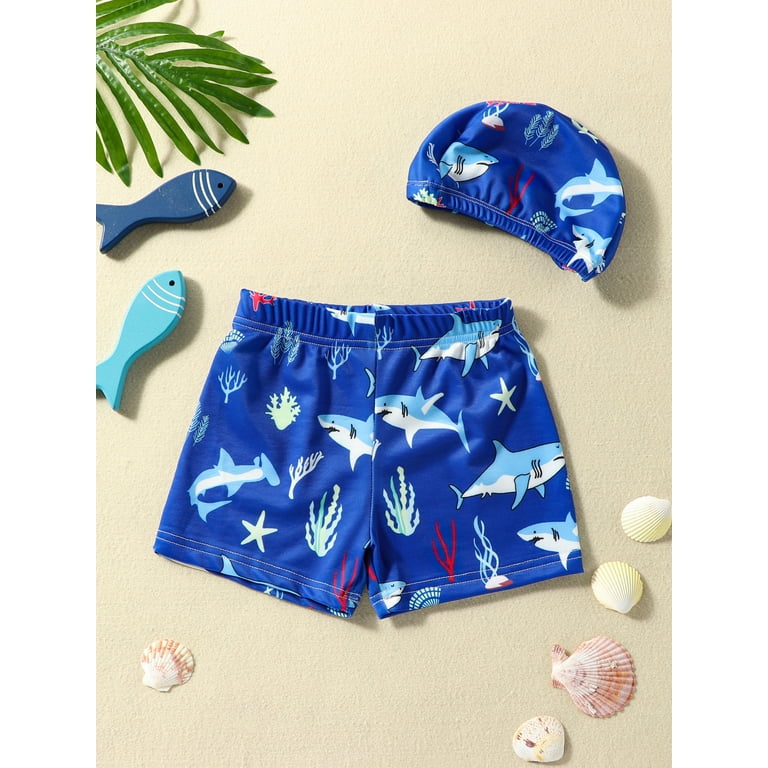  Cute Dinosaur Blue Boys Swim Trunks for 2-14 Years Baby Kids  Swimwear Swim Beach Shorts Board Shorts Bathing Suit Beach Vacation,2T :  Clothing, Shoes & Jewelry