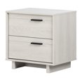 thumbnail image 2 of South Shore Fynn 2-Drawer Nightstand - End Table with Storage for Child, in Winter Oak, 2 of 10