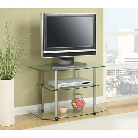 Designs2Go Classic Glass TV Stand