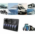 thumbnail image 2 of Raindrops 1Pc Durable Black Waterproof Modification Control Panel for Car with Overload Protection and LED Display, 2 of 8