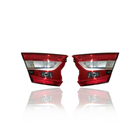 Tail Light Assembly - Compatible/Replacement for '18-22 Honda Accord Sedan Touring - LED, Inner On Trunk Lid - Pair, Left Driver   Right Passenger Set - 34150TVAA11, 34155TVAA11 - CAPA