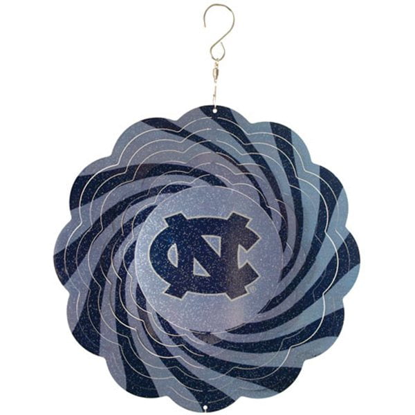 North Carolina Tar Heels 10 in Yard Garden Hanging Geo Wind Spinner by Team Sports America