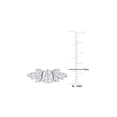thumbnail image 3 of 2.04 Carat (Ctw) Lab-Created Oval Moissanite Engagement Ring in 10K White Gold for Women, 3 of 6