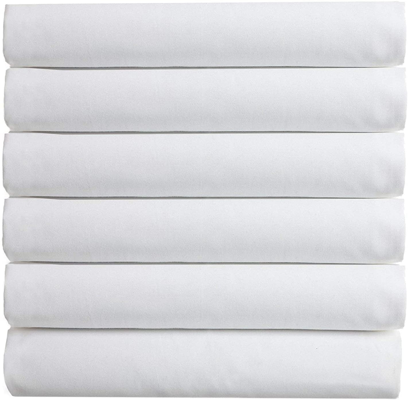 3 queen size white fitted sheet 60x80x12 t-200 percale hotel grade  deep pocket 