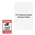 thumbnail image 1 of Uxcell 1-Pack Letreros Metálicos en Blanco 8x12 Pulgadas Letreros de Aluminio en Blanco para Manualidades/Jardín/Exteriores Grosor 0.03 Pulgadas, 1 of 1