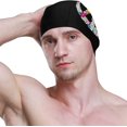 thumbnail image 3 of FYBTO Casquette de Natation Signe de Paix Fleur Adulte FYBTO Polyester, 3 of 4