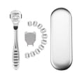 thumbnail image 1 of Dead Skin Remover Non Slip Handle Portable Stainless Steel Exfoliation Foot Rasp 3 Piece, 1 of 8