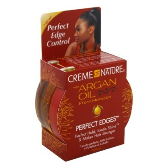 Creme Of Nature Argan Oil Perfect Edges Ctrl 2.25oz Jar (Pack of 3)