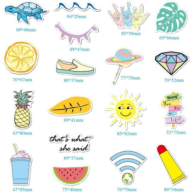 100 PCS Stitch Stickers, Lilo and Stitch Stickers for Water
