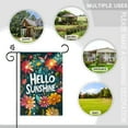 thumbnail image 5 of Hello Sunshine Flowers Garden Flags 12×18 Inch Double Sided Decorative Yard Banner Seasonal Flag for Outdoor Outside Decor, 5 of 6