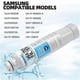 thumbnail image 5 of DA29-00020B Samsung Refrigerator Water Filter Replacement for Samsung DA29-00020A/B, HAF-CIN/EXP, RF28HFEDBSR, DA97-08006A, 5 of 5