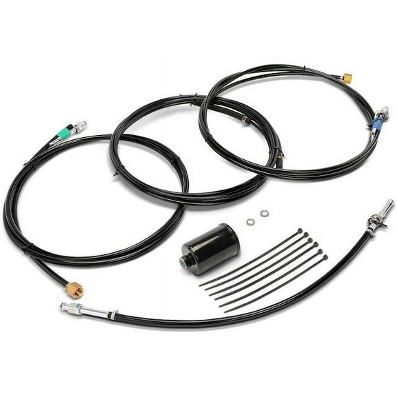 Fuel Line Set One Set - Compatible with 1988 - 1997 Chevy K1500 1989 1990 1991 1992 1993 1994 1995 1996