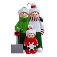 thumbnail image 1 of De Árbol De Navidad Portátil Familia Diy Nombre Sonriente Santa Claus Adornos Colgantes Para Colgar En Ramas De Árboles Ventanas 2021 Colgante Advancent HA044555-01, 1 of 6