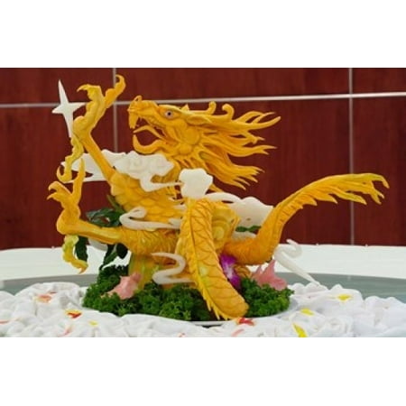 Keeping A Carved Pumpkin Fresh Dragon carved from pumpkin Yellow Mountain China Canvas Art - Adam Jones DanitaDelimont (24 x 15) ()