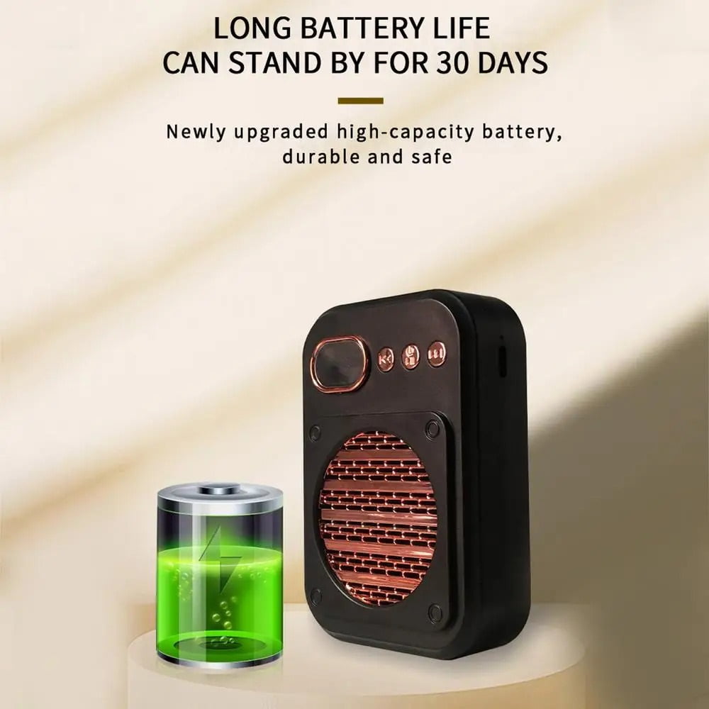 Portable Wireless Voice Amplifier Megaphone Mini Speaker With Microphone Rechargeable Loudspeaker ,Crystal-Clear Sound