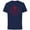 Navy, variant on Disney Mickey Mouse United States of America 1776 - Short Sleeve Cotton T-Shirt for Adults - Customized-Black