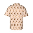 thumbnail image 3 of Daiia Cute Squirrel Hawaiian Shirt for Men Gentle Cotton Regular Short Sleeve Casual-Medium, 3 of 9