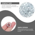 MANLINGDA 150pcs Hex Locknut Fasteners for Tube Lights Silver