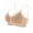 Pink, variant on Turilly Bras Womens Solid Color Push Up Thin Strap Bra Wireless Breathable Everyday Underwear Everyday Bras