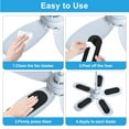 thumbnail image 5 of TSV 20pcs Ceiling Fan Filters for Blades, Activated Carbon Ceiling Fan Air Purifier Pads, Easy-Stick Ceiling Fan Blade Filter for Home Office Common Household Contaminants, 5 of 7