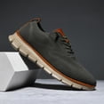 thumbnail image 4 of Zapatos Breeze - Vestido cómodo (Oxford) para hombre, color verde, 4 of 6