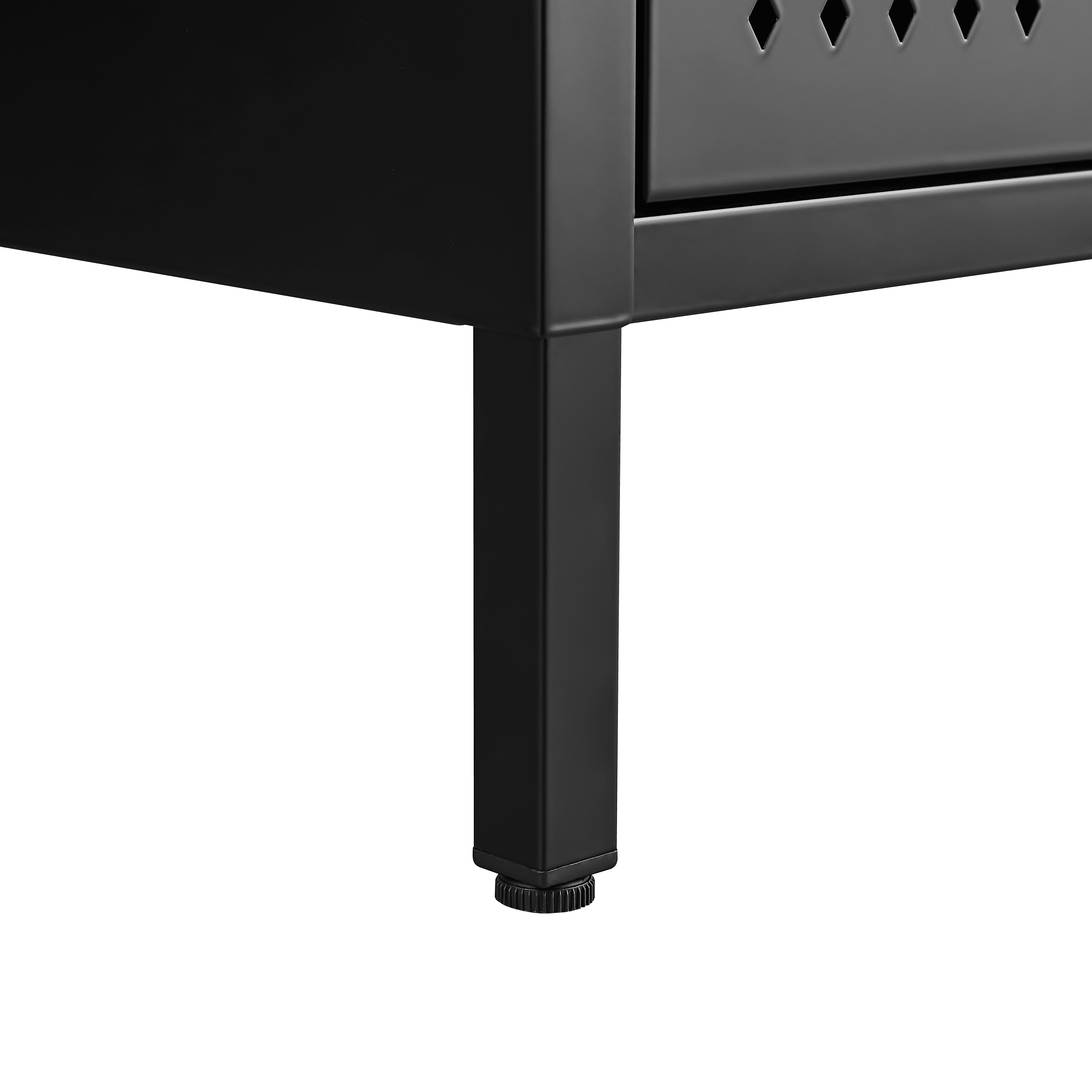 Classic Black High-Leg Tilt Out Shoe Cabinet, Modern Minimalist Large Capacity Rack With Side Hooks Heavy Duty Carbon Steel Anti Tip Entryway Cabinet Multi Layer Floor-Standing