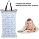thumbnail image 3 of Bolsa impermeable para pañales de tela para colgar, con bolsillos con doble cremallera, 40 x 70 cm, gran capacidad, para guardar ropa de bebé, 3 of 8
