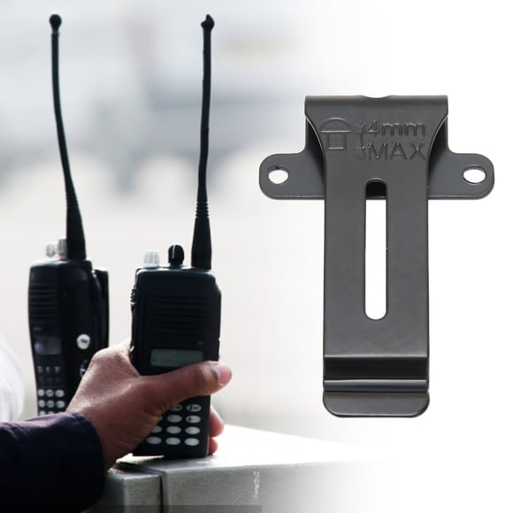 Reemplazo de la Abrazadera de Cinturón de Radio, Reemplazo de Clip de Correa de Radio 6 Piezas Metal de Metal Fácil de Instalar para Tk 208 Para Bf 888s