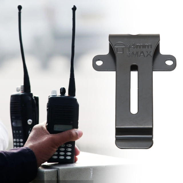 Reemplazo de la Abrazadera de Cinturón de Radio, Reemplazo de Clip de Correa de Radio 6 Piezas Metal de Metal Fácil de Instalar para Tk 208 Para Bf 888s
