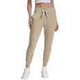 thumbnail image 1 of Pantalones deportivos DKNY Travertino/Blanco para mujer, talla L, 1 of 2