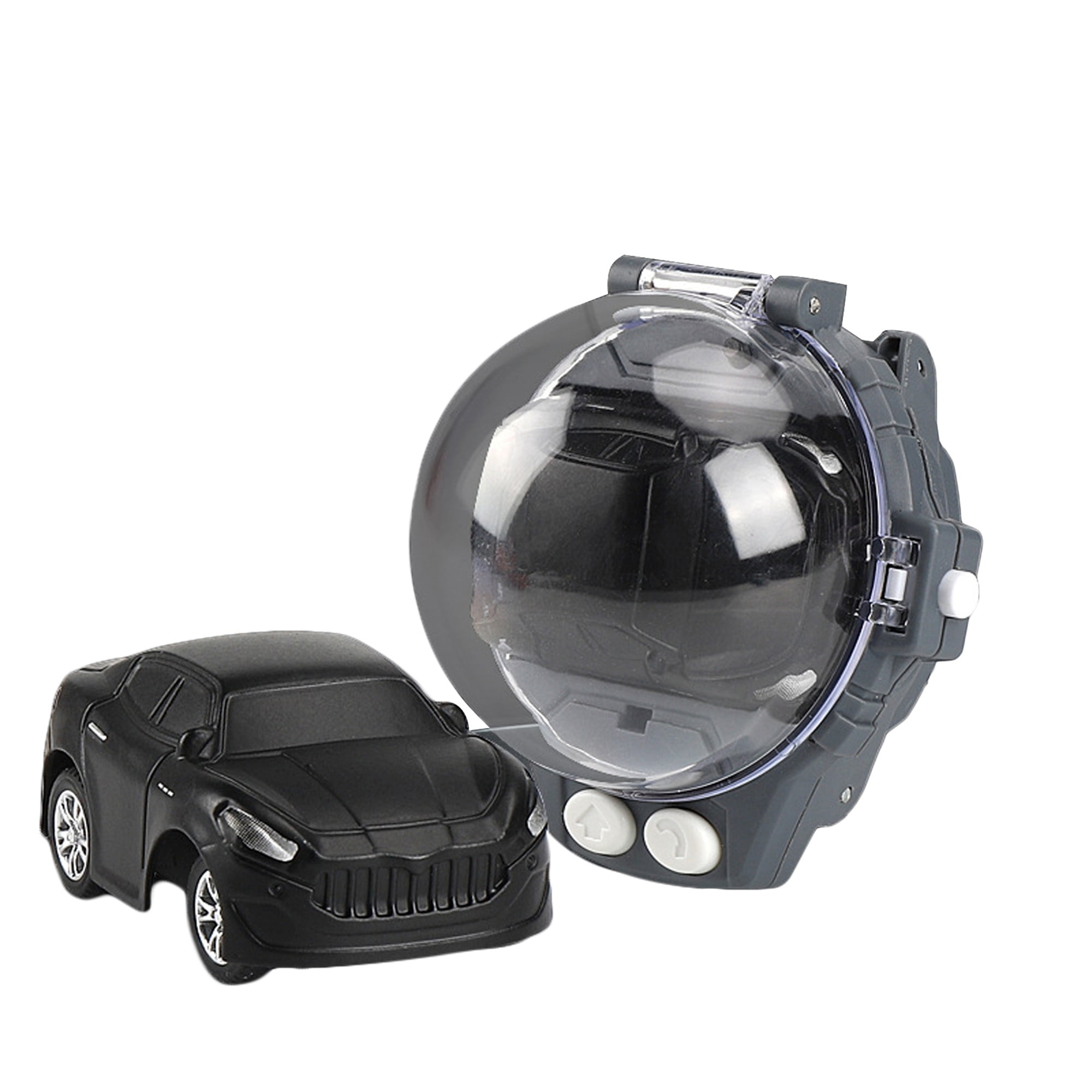 Mini Remote Control Car Watch Toy Set USB Charge LED Light Small Watch RC Car Toys for Boys