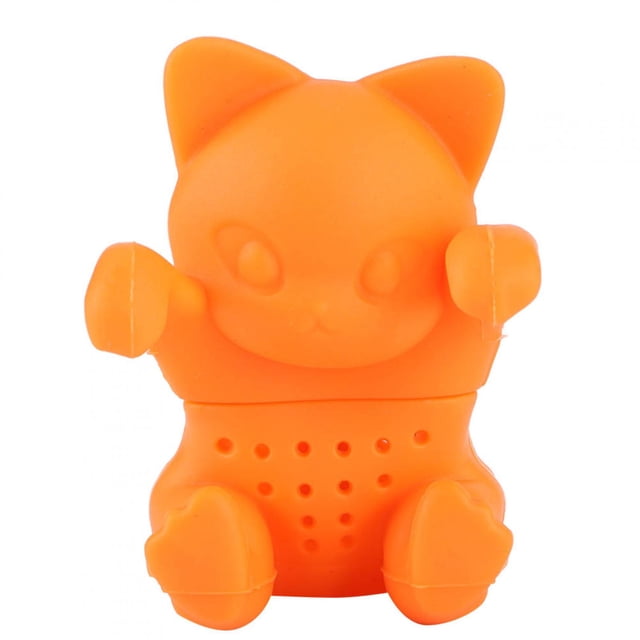 Tea Strainer,Cute CatShaped Loose Tea Silicone Tea Strainer Tea Infuser Modern Innovation