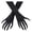 Black, variant on Halloween Claw Gloves with Long Fake Nails for Costume Parties and Stage Performances