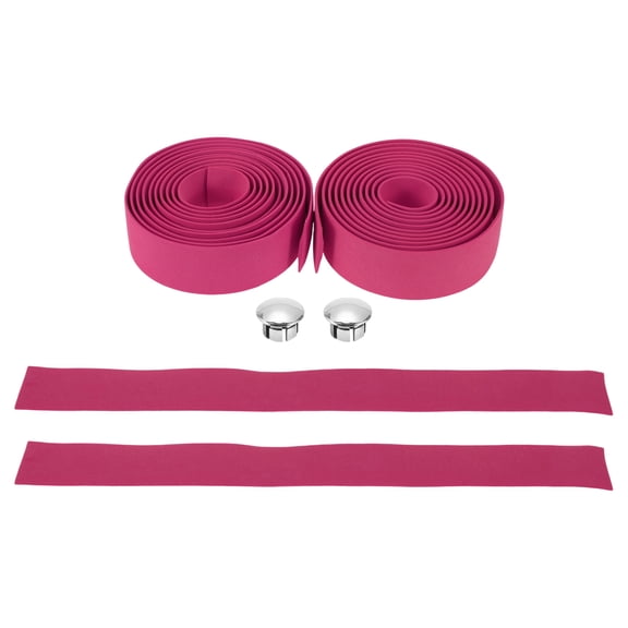 Bike Handlebar Tape Non-Slip Bicycle Handlebar Grip Tape Pink 1 Pair