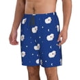 thumbnail image 2 of Fotbe Moon Lamb Trajes de Baño Estampados para Hombre, Shorts de Verano de Secado Rápido, Ropa de Playa, Bañadores-Small, 2 of 6