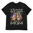thumbnail image 1 of Playera para Mujer Ejército Mamá Soldado Graduación Militar Negro Talla S, 1 of 6