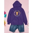 thumbnail image 3 of Baby Deer And Floral Wreath Hoodie Juniors -Image by Shutterstock,  x-Large, 3 of 4